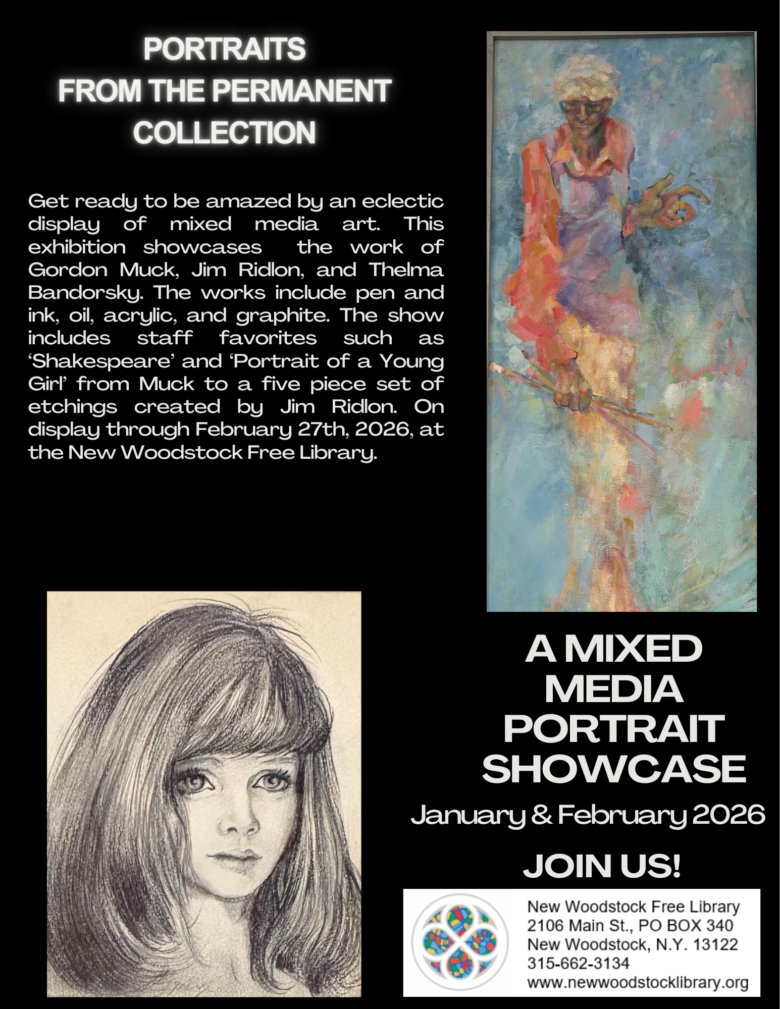 Portraits from the Permanent Collection: A Mixed Media Portrait ...
